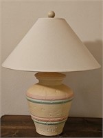 3 Way Pottery Lamp. 11 X 26 "  2 of 2