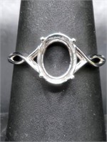 Sterling Silver Ring Mount 1.78g