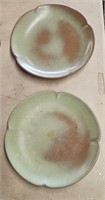 Lot Of 2 Frankoma Pottery Dinner Plates 10 in.W