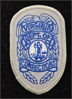 Virginia Dept. Of Corrections Police Patch 3 1/2