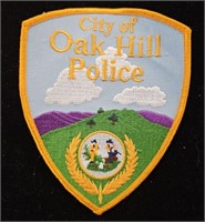 City Of Oak Hill Police Patch 5 in.