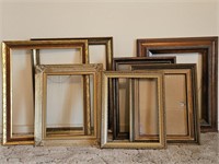 7- Custom Frames. (3)13 X 23", (3) 15 X 18" &