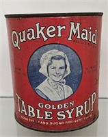 Quaker Maid Golden Table Syrup Can