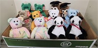 Box lot Of 12 Beanie Babies