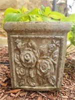 Rose pottery vase