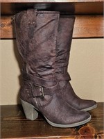 Worthington Chocolate Medusa Boots. Never worn.