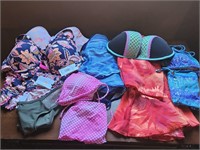 Ladies 2 pc. Swimsuits. Sz. Small-Med. 3pcs NWT