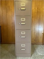 HON Metal File Cabinet 4 Drawer