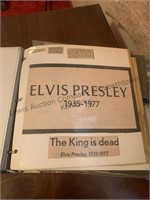 In Memory of Elvis Scrapbook. Newspaper clippings