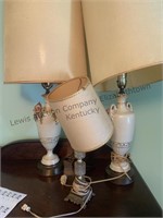 Three lamps. Small one didn’t come on when