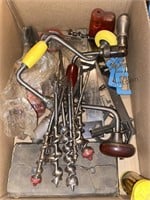 Hand drill and bits plus more