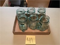 Blue jar mugs