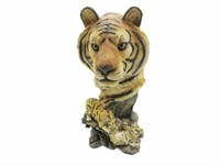 Tiger Sculpture Resin Made 19"Tx7"W