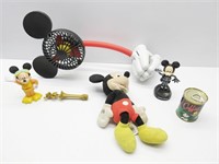 Collectable Mickey Mouse Fan W/Micky Collectables
