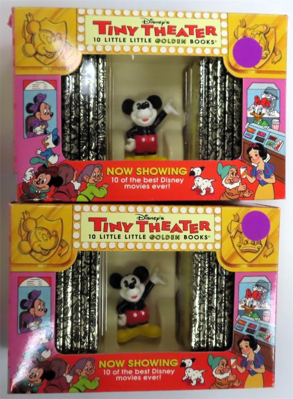 TWO (2) 1993 Disney's Tiny Theatre