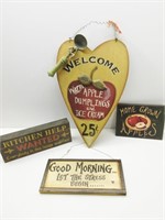 Wooden Home Sign Decor
