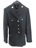 Navy Military Coat Med-Large