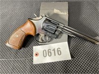 SMITH AND WESSON 6 SHOT REVOLVER 22 LONG RIFLE MOD