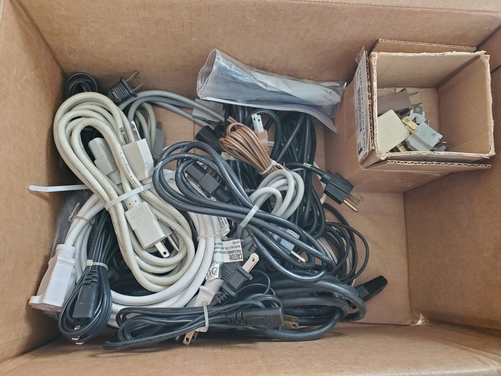 Mixed Lot Of Various Power Cords