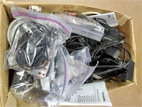 Box Of Power Adapters And More