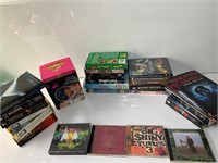 MIXED LOT DVD VHS BOOKS