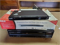 Sony DVD, Sony CD And RCA DVD Players