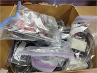 Box Of Various Electrical Adapters