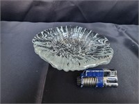 Blenko Glass Ashtray-Coil Shape Lighter Resale $50