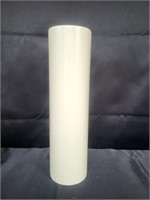 Haeger Tall Cylinder Cream Satin Vase Resale $30