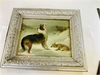 Walter Hunt Collie Dog and Lamb "Found" print