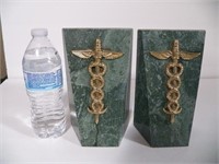 Medical, Doctor Themed,  Marble Book Ends