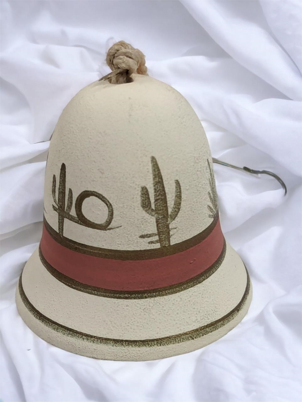 Bell Hand Painted Native Desert Ornament