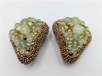 Beautiful Beaded Vintage Earrings