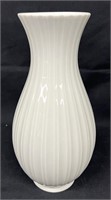 Royal Copenhagen Ribbed 10" Tall Flower Vase