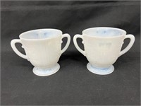 (2) MacBeth American Sweetheart Monax Sugar Bowls