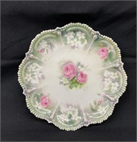 RS Prussia (Red Mark) Hand Painted Plate 8.75"