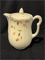 Hall Jewel T Autumn Leaf Rayed 8 Cup Coffee Pot
