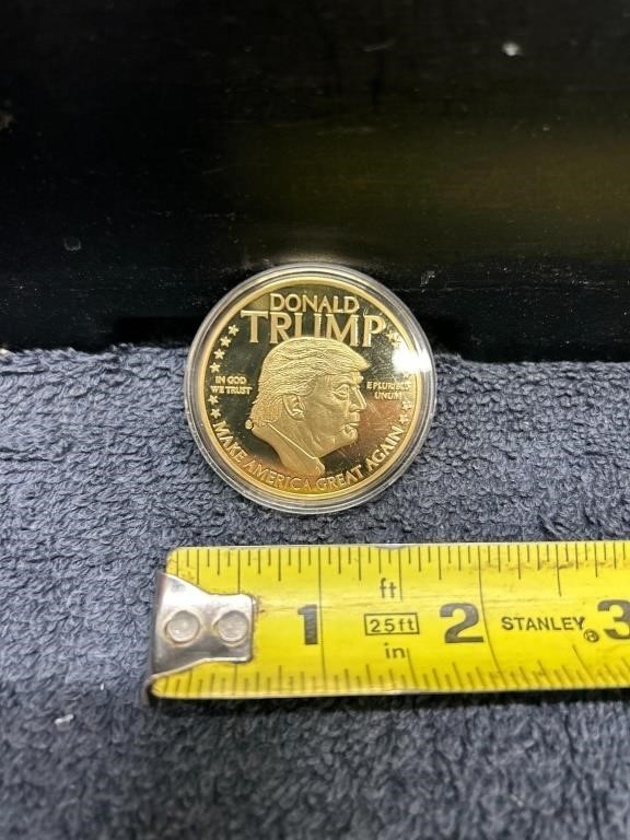 Awesome Donald Trump GOLD MAGA Coin
