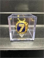 Very Nice Detailed Heavy Mickey Mantle #7 Ring