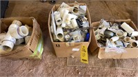 (3) BOXES OF ASSORTED PVC & PLUMBING FITTINGS