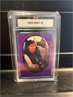 Vintage Han Solo Star Wars Sticker #11 Graded 10