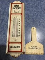 Olney Livestock Thermometer, C & J Marathon Ice