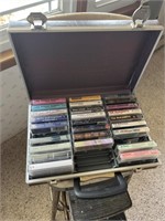 Case of cassette tapes