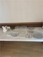Various Glass Plates & Bowls