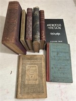 Set of vintage books.