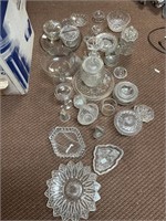 Several pieces of bowls & Cut Glass