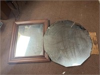2 Old Wall Mirrors