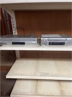 Two VCR Players. Toshiba & Sanyo