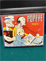 Vintage 1933 Metal Popeye Paints