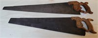 U - LOT OF 2 HAND SAWS (L74)